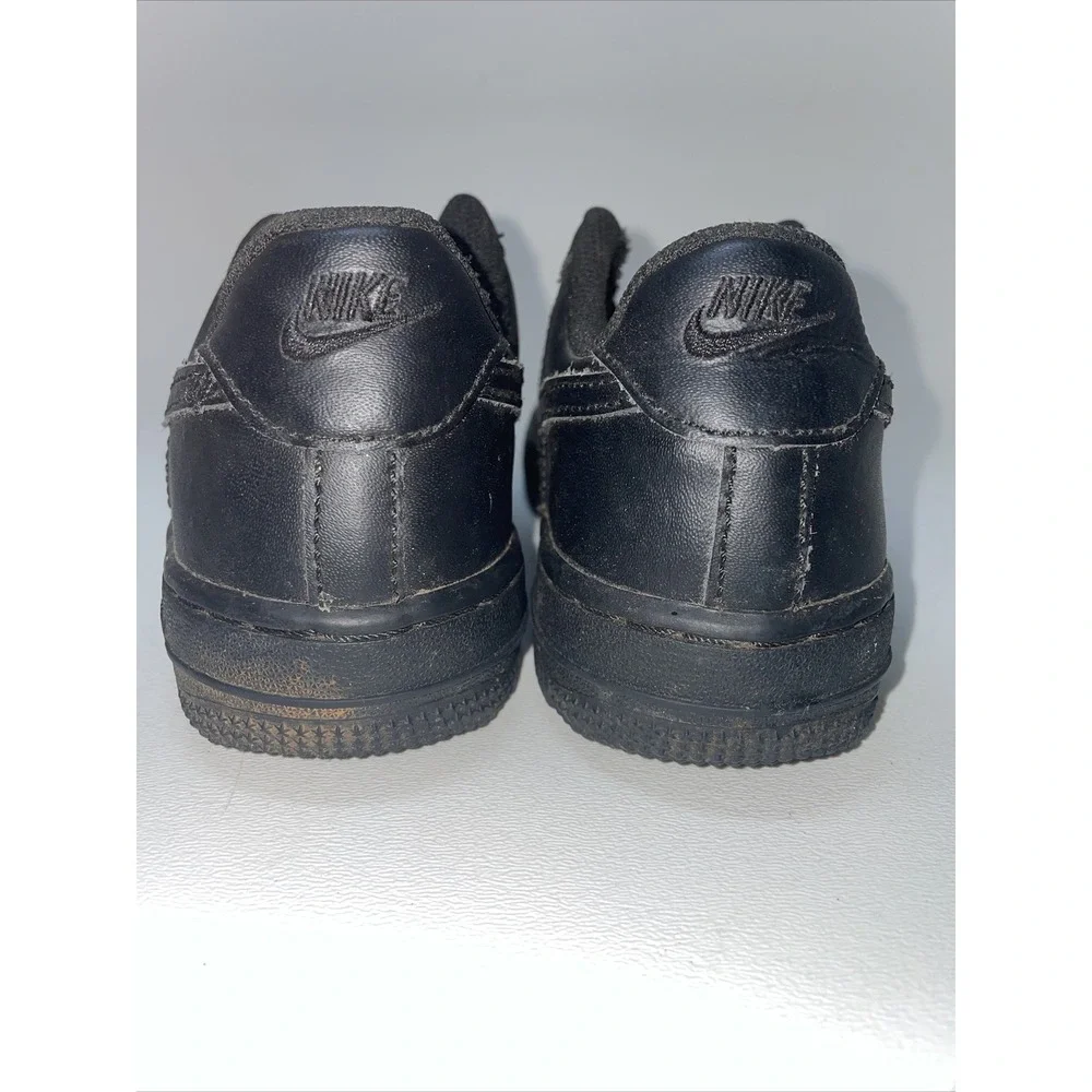 Nike Air Force 1‎ AF1 Low Black Shoes Youth Size 13C (314193-009)